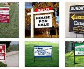 REAL ESTATE SIGNS 1